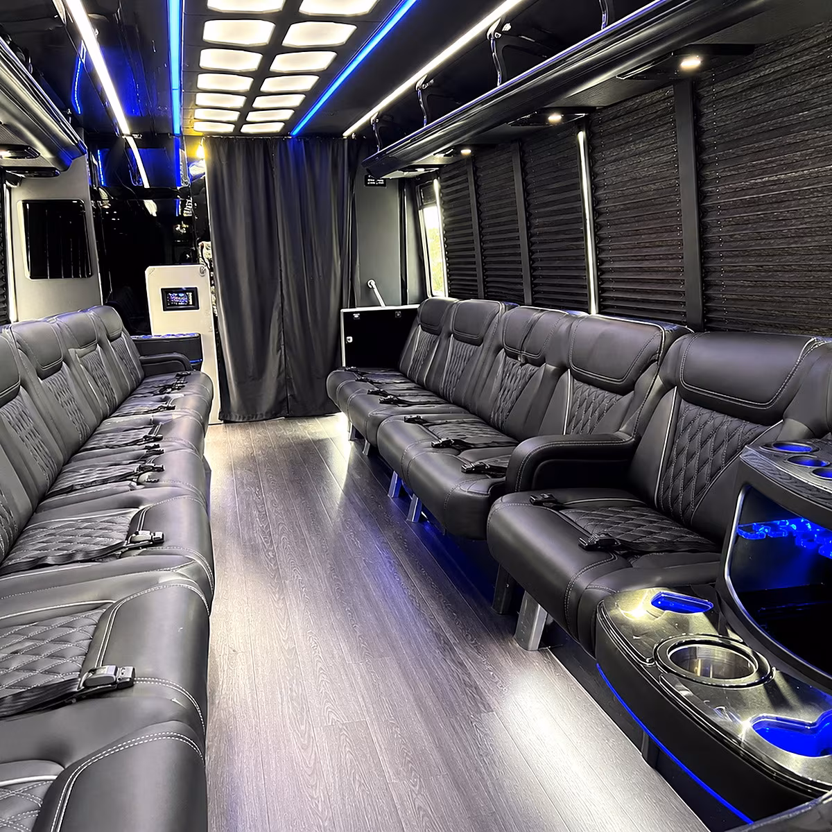 utica party bus inside