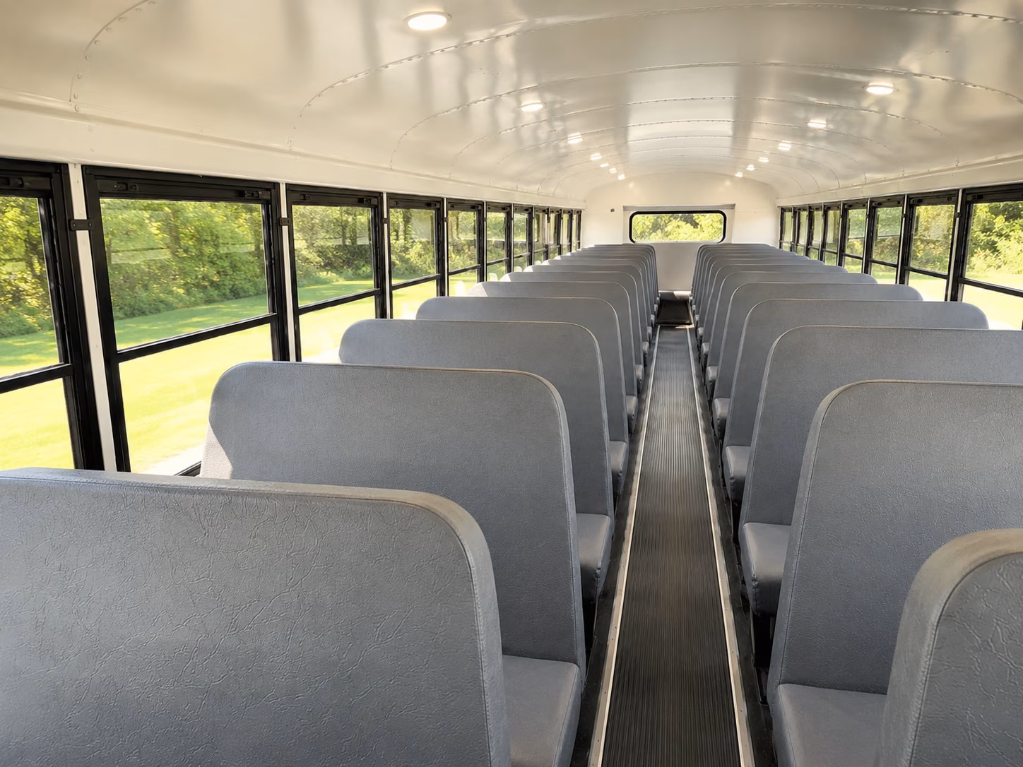 utica school bus interior